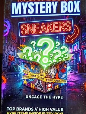 Reseller Mystery Box Bundle Of Sneakers - Nike And Converse 5 Pairs NWB